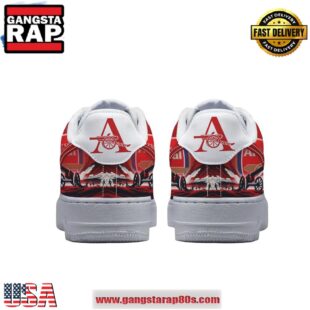 Arsenal The Gunners Limited Edition Air Force 1 Running Sneakers Shoes