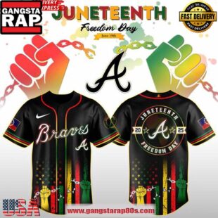 Atlanta Braves x Juneteenth Day 2025 Special Baseball Jersey