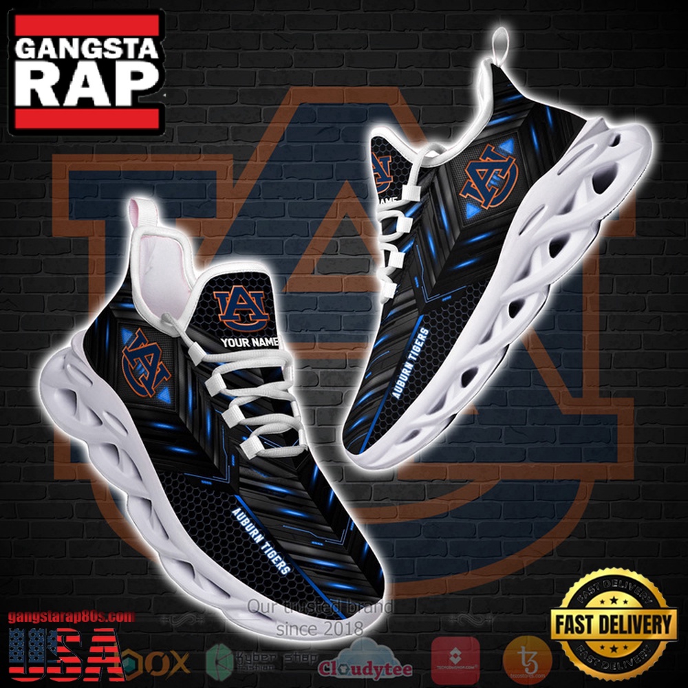 Auburn Tigers Custom Name Clunky Unique Design Max Soul Shoes Running Sneakers Auburn Tigers Custom Name Clunky Unique Design Max Soul Shoes Running Sneakers