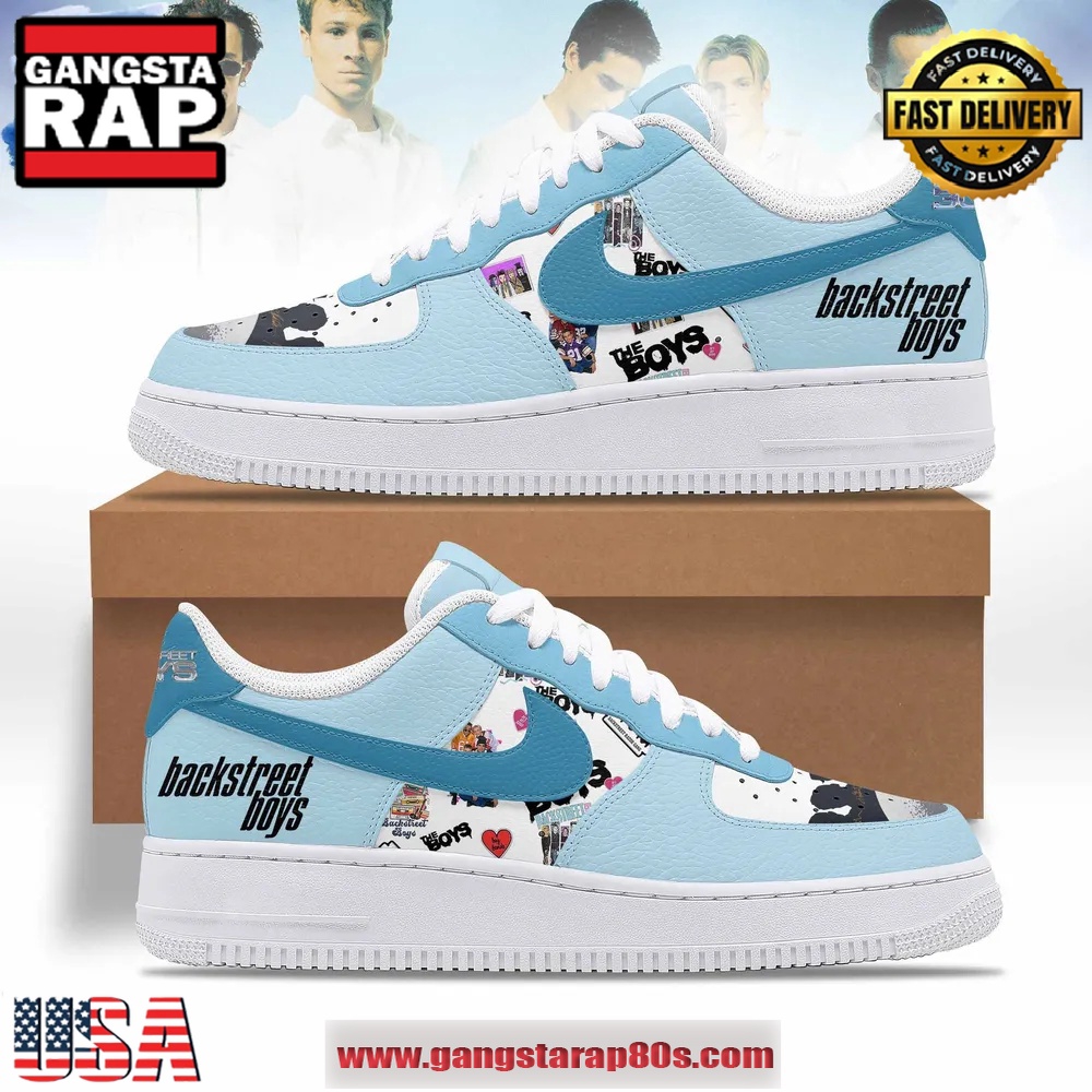 Backstreet Boys The Boys Limited Edition Air Force 1 Running Sneakers Shoes Backstreet Boys The Boys Limited Edition Air Force 1 Running Sneakers Shoes