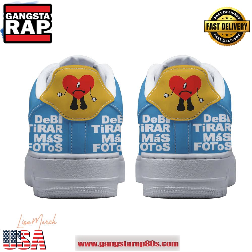 Bad Bunny DTMF Limited Edition Air Force Running Sneakers Shoes Bad Bunny DTMF Limited Edition Air Force Running Sneakers Shoes