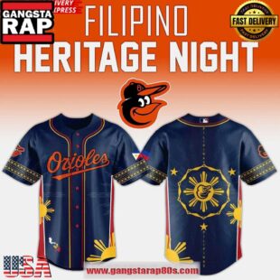 Baltimore Orioles Filipino Heritage Night 2025 Baseball Jersey