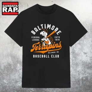 Baltimore Terrapins Maryland Baseball Club Vintage T Shirt