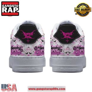 Barbie Spooky Limited Edition Pink Air Force 1 Running Sneakers Shoes
