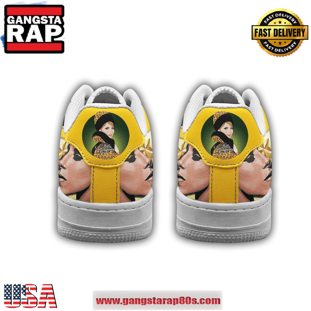 Barbra Streisand Signature Air Force 1 Running Sneakers Shoes Barbra Streisand Signature Air Force 1 Running Sneakers Shoes