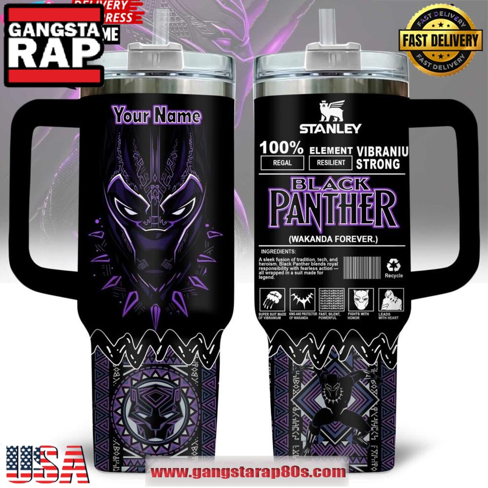 Black Panther x Stanley Limited Edition Tumbler Cup 40oz Black Panther x Stanley Limited Edition Tumbler Cup 40oz