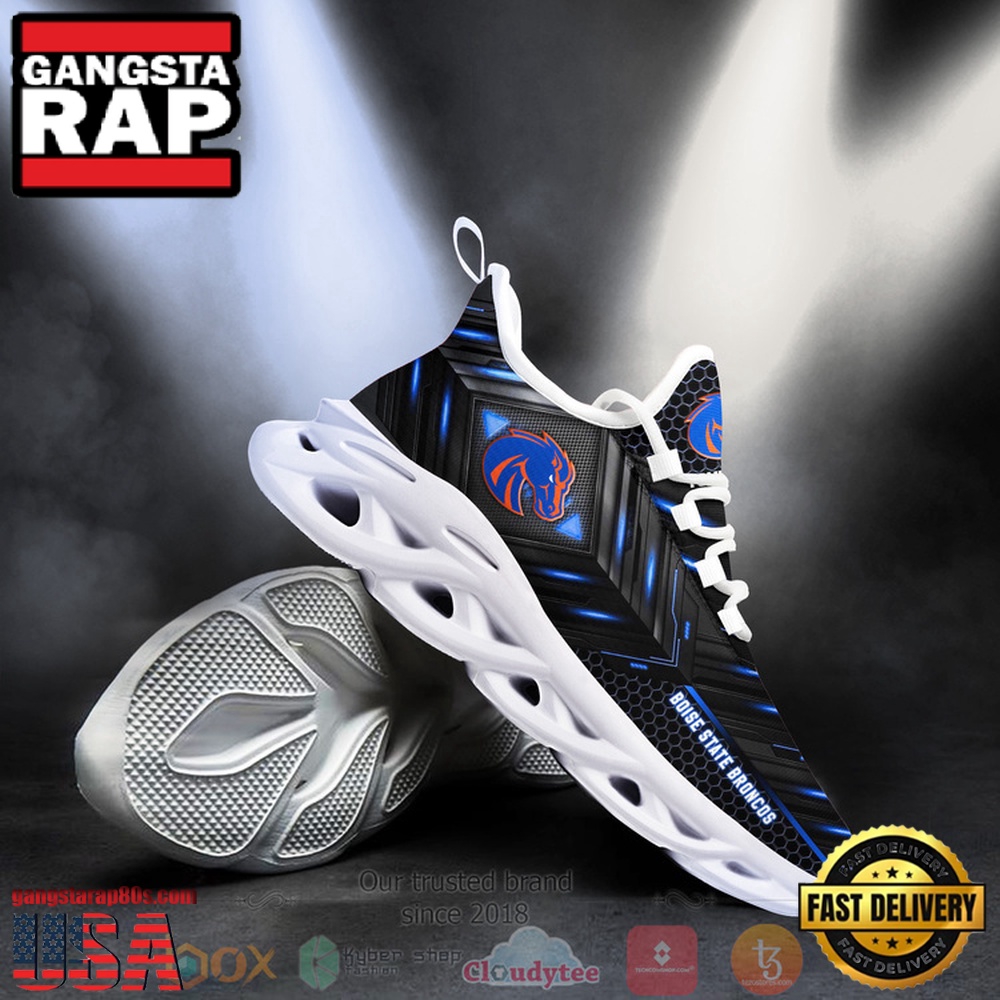 Boise State Broncos Custom Name Clunky Unique Design Max Soul Shoes Running Sneakers Boise State Broncos Custom Name Clunky Unique Design Max Soul Shoes Running Sneakers
