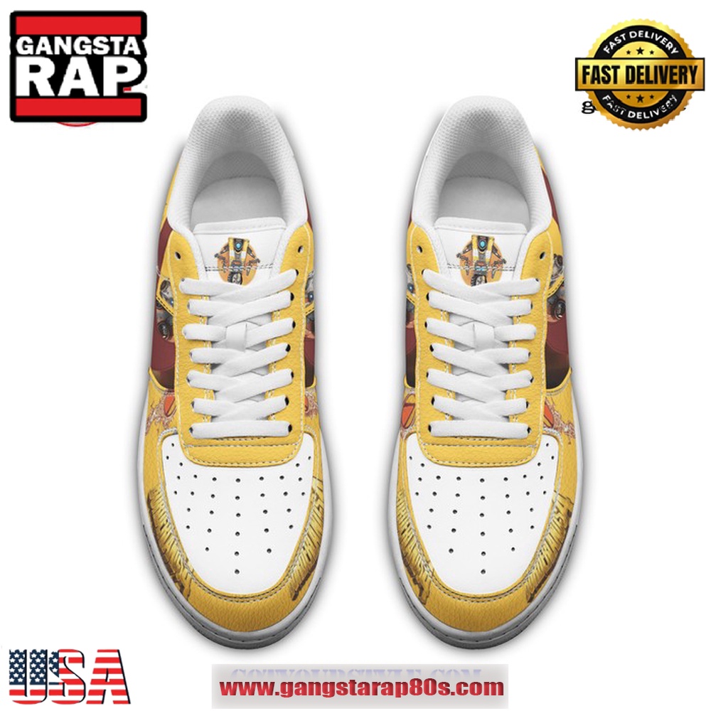 Borderlands 4 The Gold Air Force 1 Running Sneakers Shoes Borderlands 4 The Gold Air Force 1 Running Sneakers Shoes