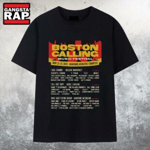 Boston Calling Harvard Athletic Complex May 23-25 2025 Tour T Shirt