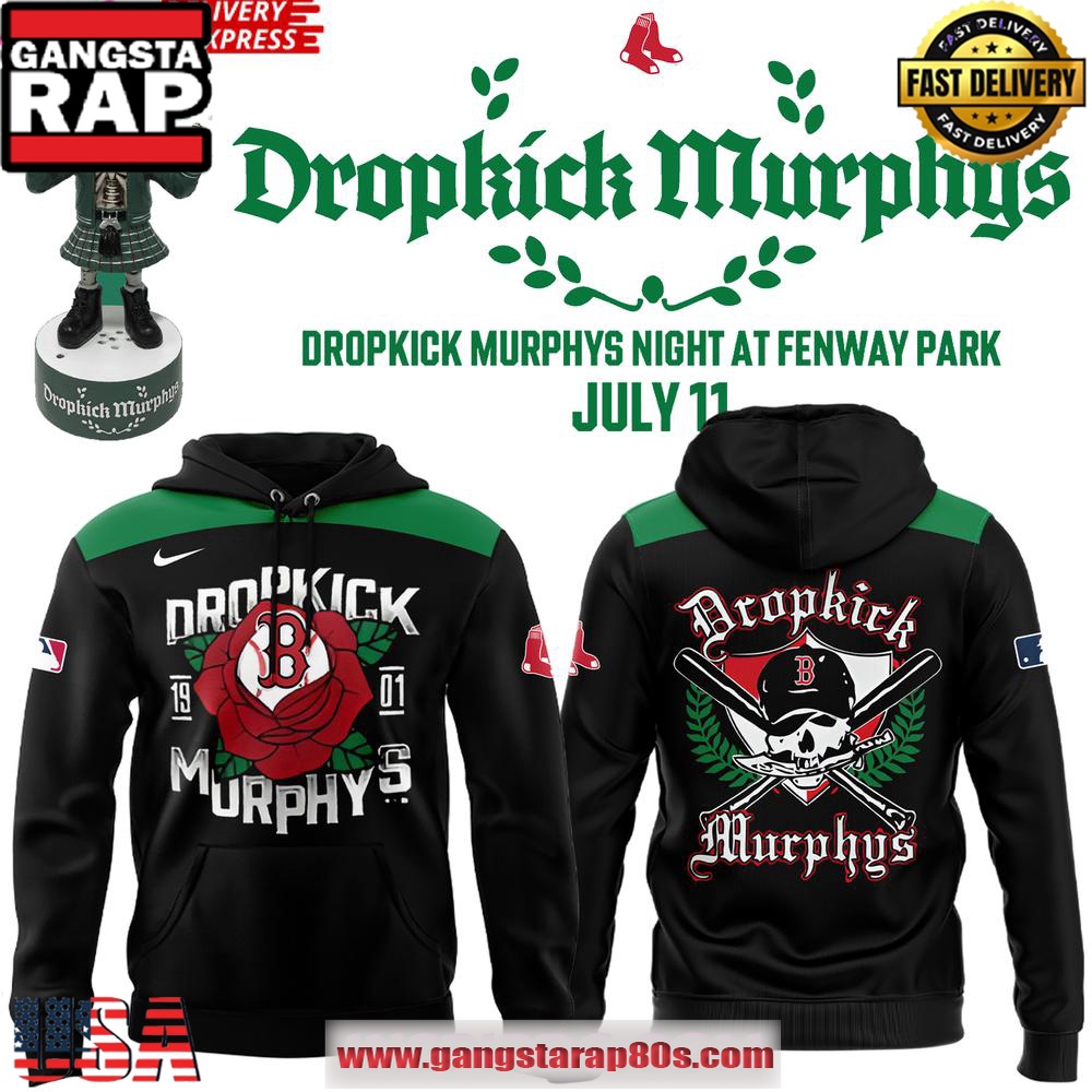 Boston Red Sox x Dropkick Murphys Night 2025 All Over Print Hoodie Boston Red Sox x Dropkick Murphys Night 2025 All Over Print Hoodie