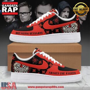 Breaking Benjamin Awaken The Fallen Tour Air Force 1 Running Sneakers Shoes