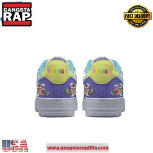 Buc-ee's Bunny On My Mind Limited Edition Air Force Shoes Running Sneakers Shoes