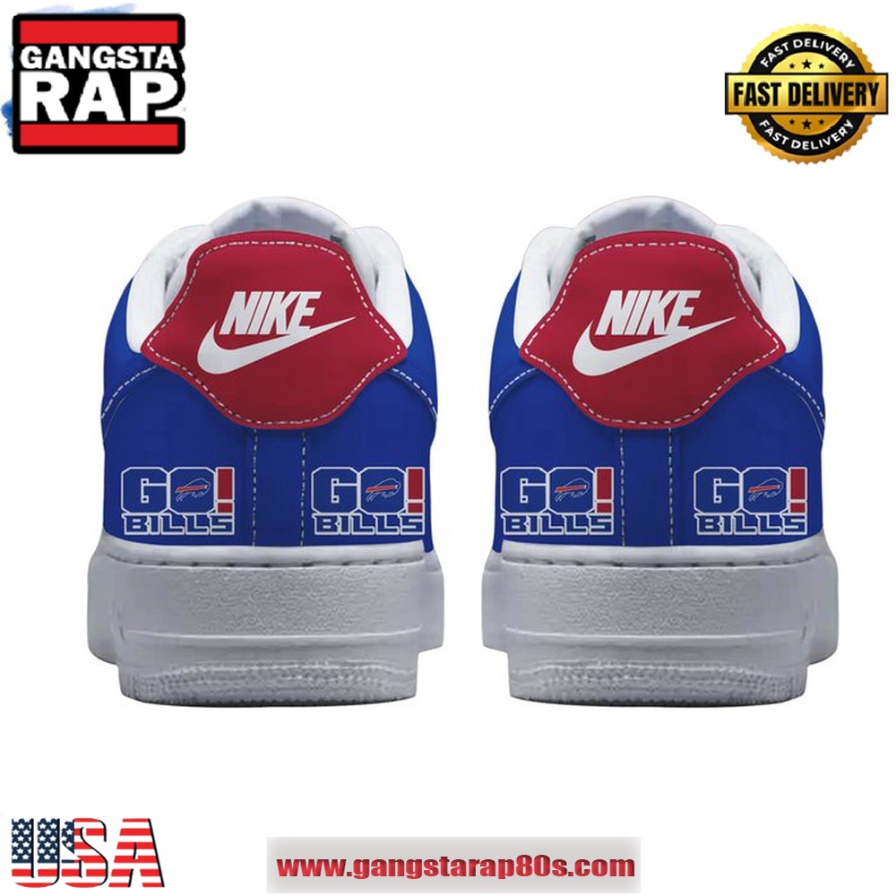 Buffalo Bills Go Bills 2024 Air Force 1 Running Sneakers Shoes Buffalo Bills Go Bills 2024 Air Force 1 Running Sneakers Shoes