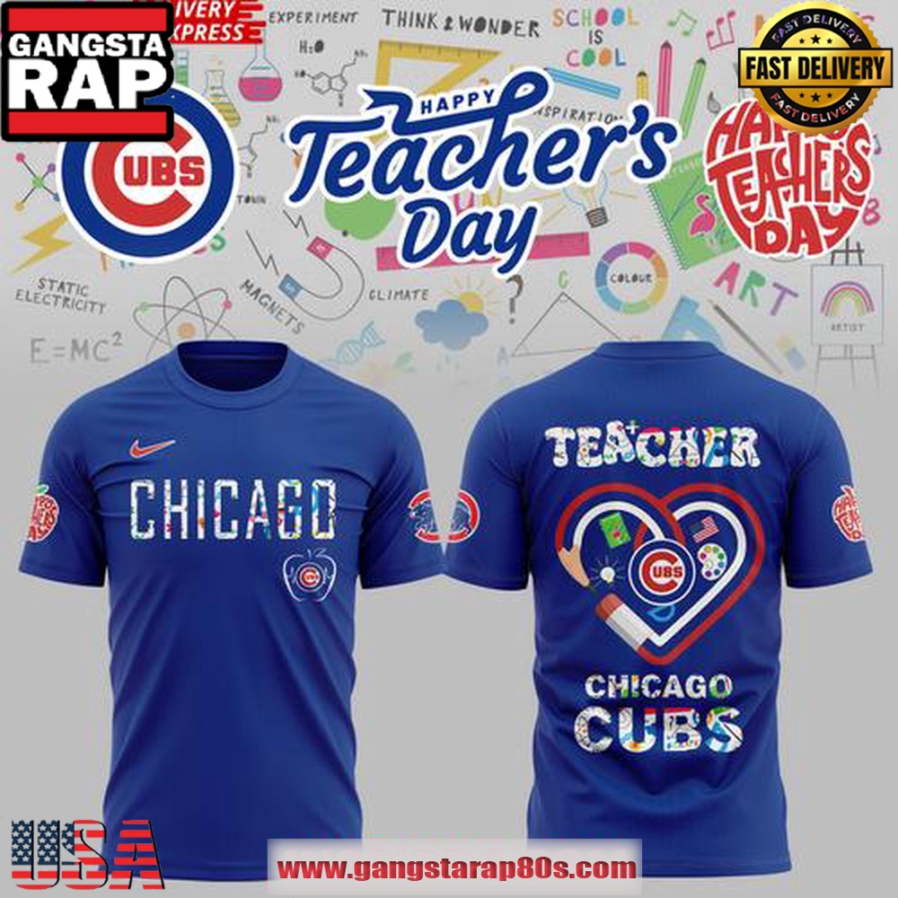 Chicago Cubs Teacher Appreciation Night 2025 Limited Unisex T Shirt Chicago Cubs Teacher Appreciation Night 2025 Limited Unisex T Shirt