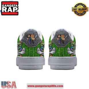 Chicken Jockey Minecraft Limited Edition Air Force 1 Running Sneakers Shoes