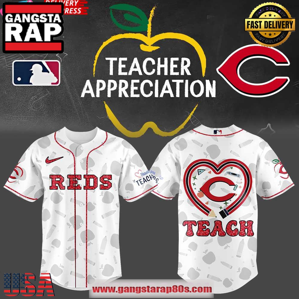 Cincinnati Reds Teacher Appreciation 2025 Baseball Jersey Shirt Cincinnati Reds Teacher Appreciation 2025 Baseball Jersey Shirt