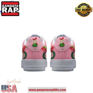 Cindy Lou Who Merry Christmas Limited Edition Air Force 1 Running Sneakers Shoes