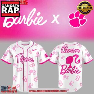 Clemson Tiger x 2025 Barbie Night Special Baseball Jersey