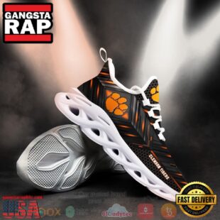 Clemson Tigers Custom Name Clunky Unique Design Max Soul Shoes Running Sneakers