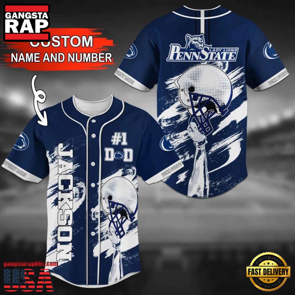 Personalized Penn State Nittany Lions Summer Baseball Jersey Shirt Personalized Penn State Nittany Lions Summer Baseball Jersey Shirt