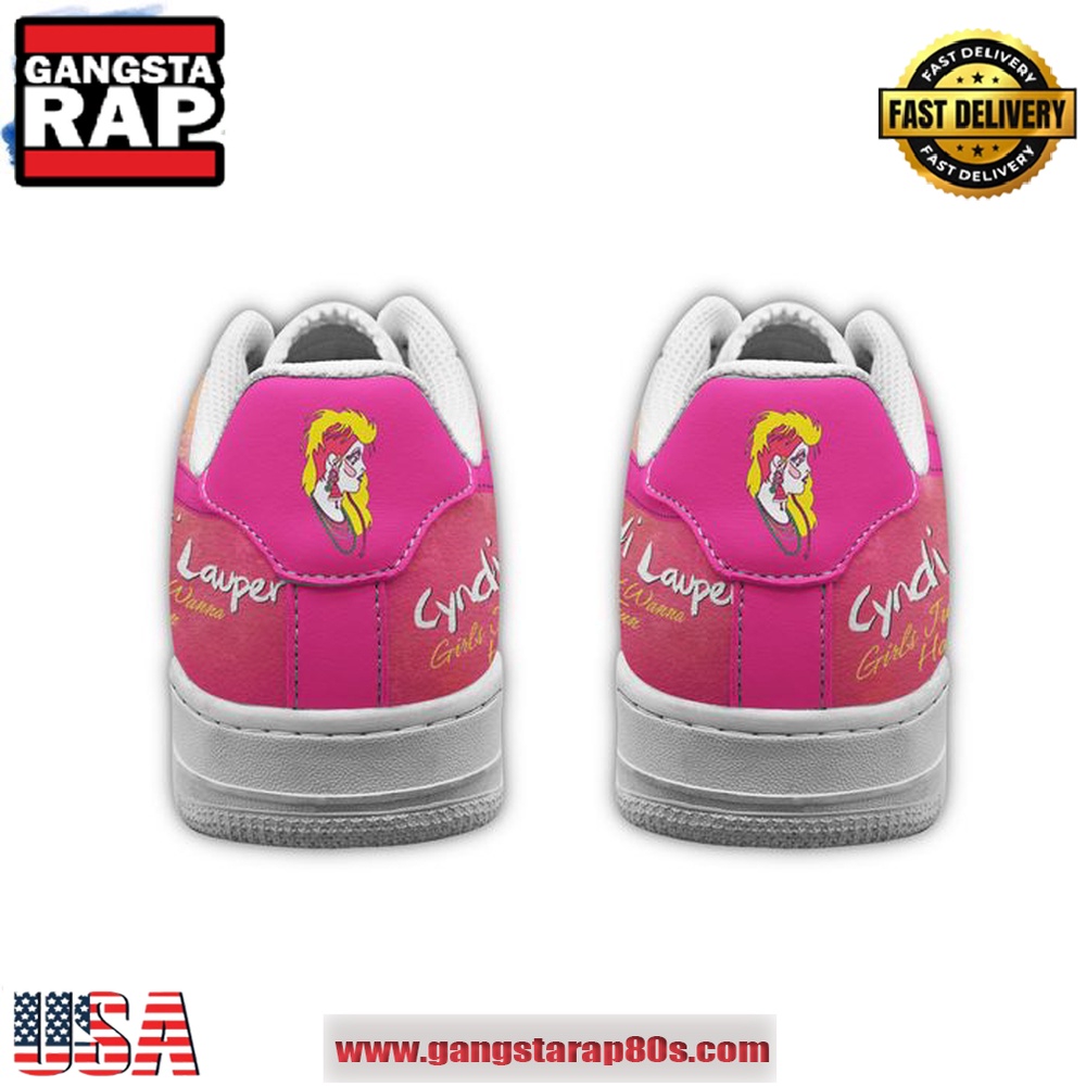 Cyndi Lauper Girls Just Wanna Have Fun Air Force 1 Running Sneakers Shoes Cyndi Lauper Girls Just Wanna Have Fun Air Force 1 Running Sneakers Shoes