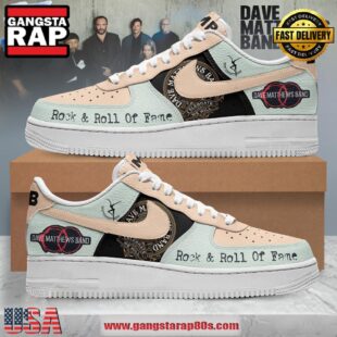 Dave Matthews Band Rock & Roll Of Fame Limited Edition Air Force 1 Running Sneakers Shoes