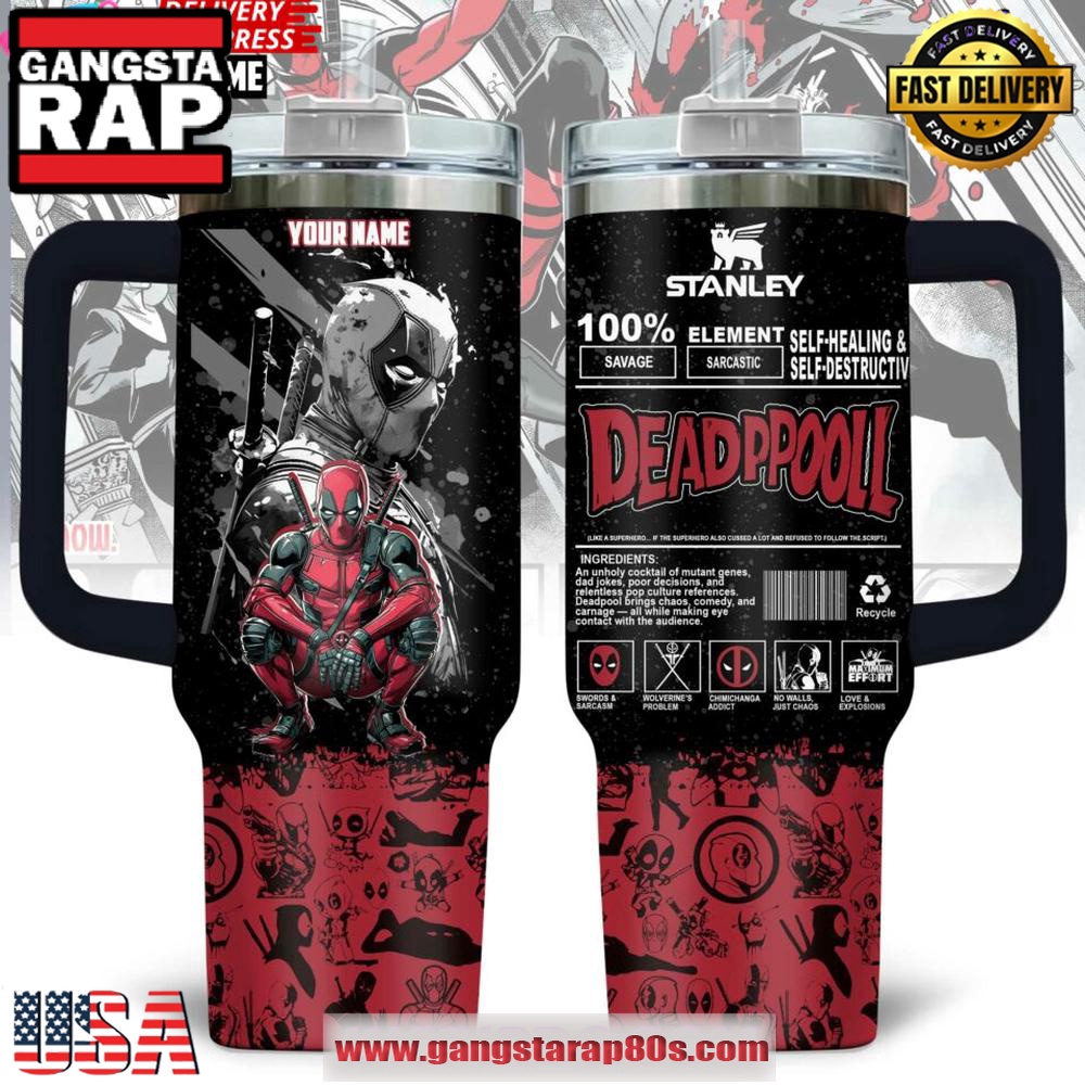 Deadpool x Stanley Limited Edition Tumbler Cup 40oz Deadpool x Stanley Limited Edition Tumbler Cup 40oz