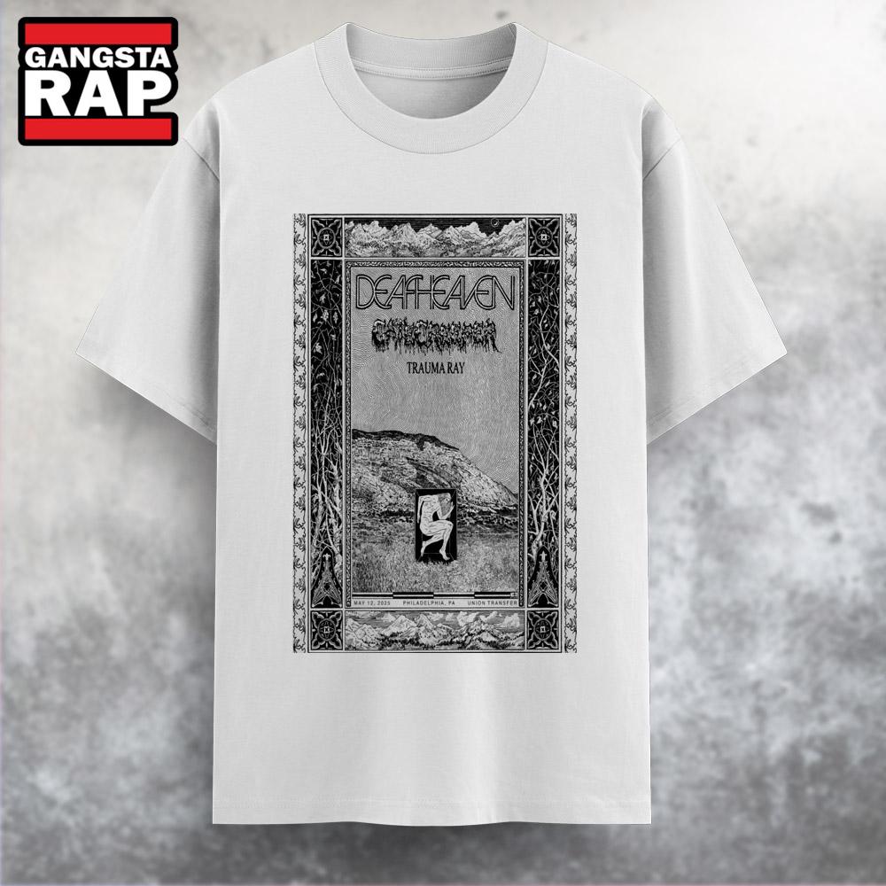 Deafheaven Union Transfer, Philadelphia, PA May 12 2025 Tour T Shirt Deafheaven Union Transfer, Philadelphia, PA May 12 2025 Tour T Shirt