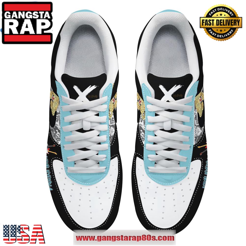 Def Leppard Viva Hysteria Air Force 1 Running Sneakers Shoes Def Leppard Viva Hysteria Air Force 1 Running Sneakers Shoes