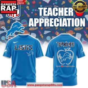 Detroit Lions Teacher Appreciation Special Edition 2025 T-Shirt