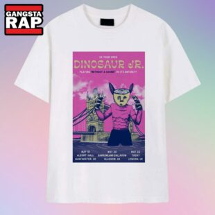Dinosaur Jr Barrowland Ballroom Glasgow, UK May 20 2025 Tour T Shirt