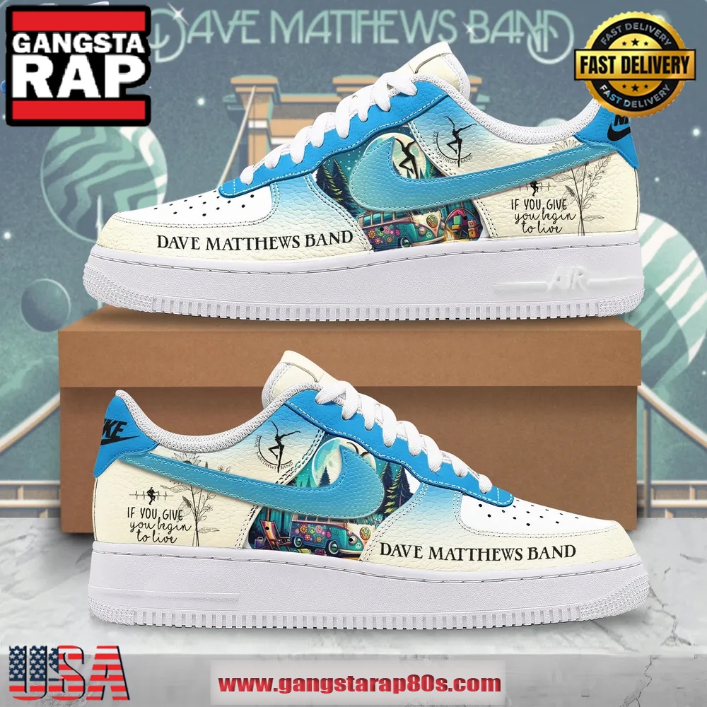 DMB You Might Die Trying Air Force 1 Running Sneakers Shoes DMB You Might Die Trying Air Force 1 Running Sneakers Shoes