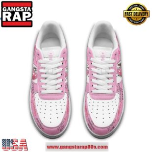 Dolly Parton Christmas 2024 Limited Edition Pink Air Force 1 Running Sneakers Shoes