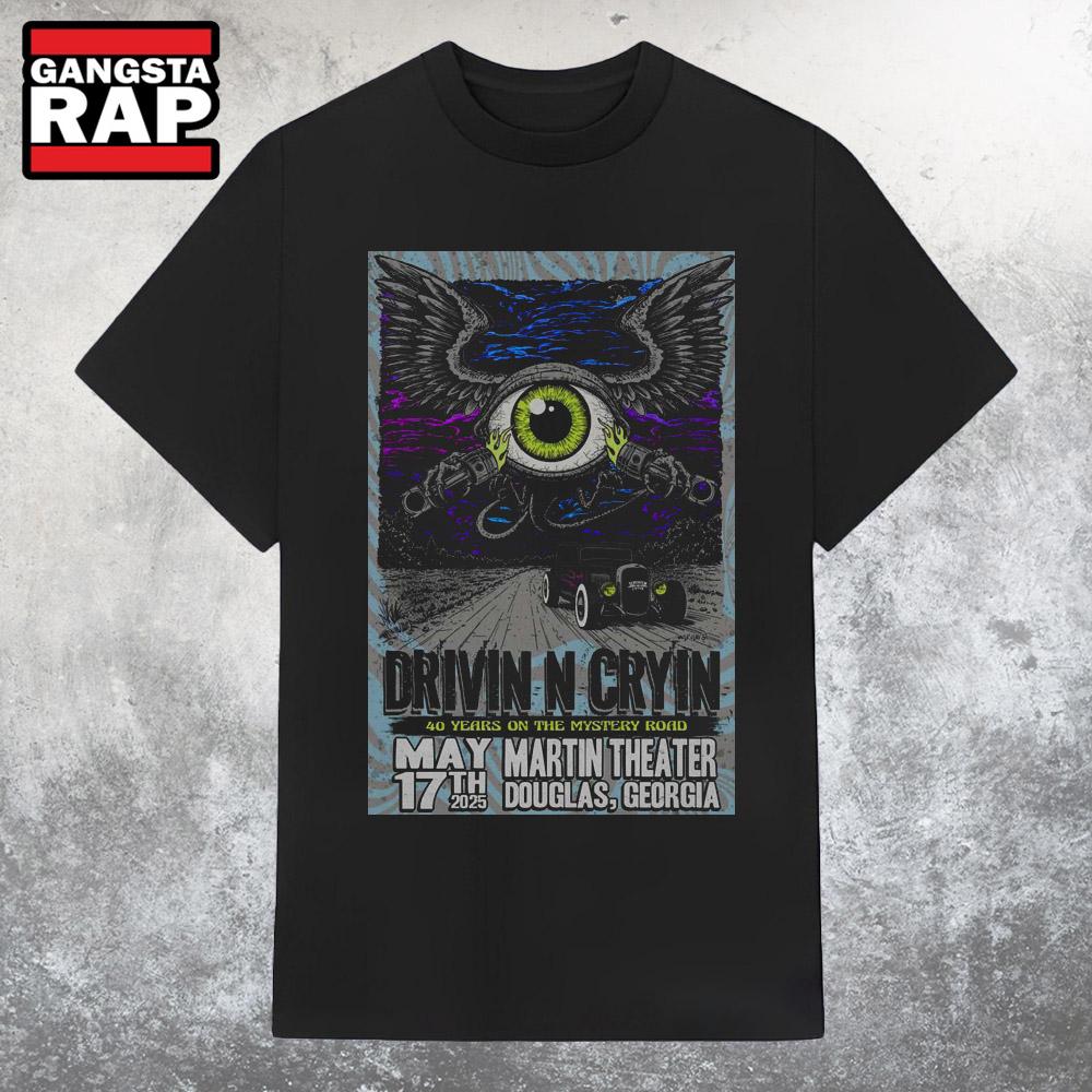 Drivin'N Cryin The Martin Centre Douglas, GA May 17 2025 Tour T Shirt Drivin'N Cryin The Martin Centre Douglas, GA May 17 2025 Tour T Shirt