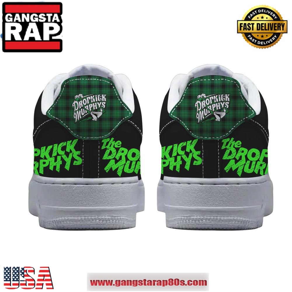 Dropkick Murphys St. Patrick's Day Tour 2025 Air Force 1 Running Sneakers Shoes Dropkick Murphys St. Patrick's Day Tour 2025 Air Force 1 Running Sneakers Shoes