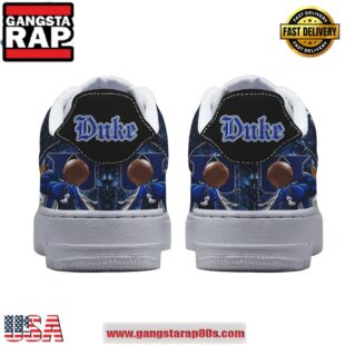 Duke Basketball Blue Devils Air Force 1 Running Sneakers Shoes