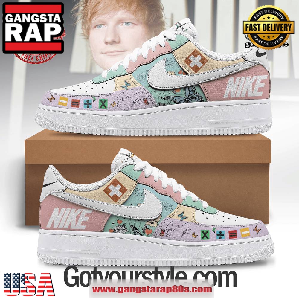 Ed Sheeran Perfect Limited Air Force 1 Running Sneakers Shoes Ed Sheeran Perfect Limited Air Force 1 Running Sneakers Shoes