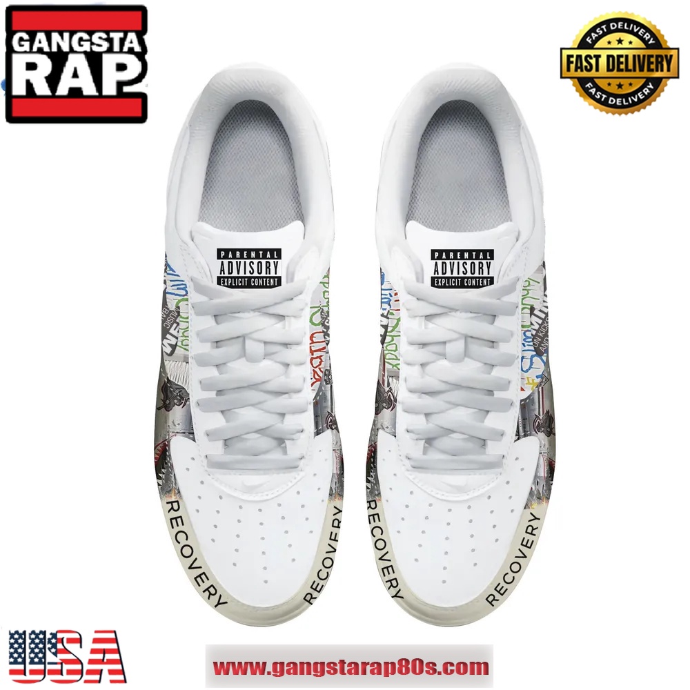 Eminem 3 AM Slim Shady Air Force 1 Running Sneakers Shoes Eminem 3 AM Slim Shady Air Force 1 Running Sneakers Shoes