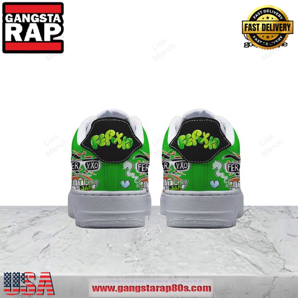 Ferxxo Calipsis World Tour Limited Edition Air Force 1 Running Sneakers Shoes Ferxxo Calipsis World Tour Limited Edition Air Force 1 Running Sneakers Shoes