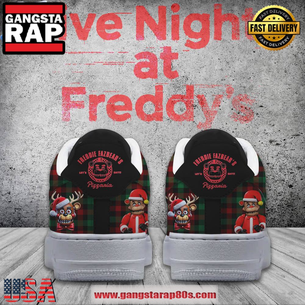 Five Nights At Freddy's Help Wanted Limited Edition Air Force 1 Running Sneakers Shoes Five Nights At Freddy's Help Wanted Limited Edition Air Force 1 Running Sneakers Shoes