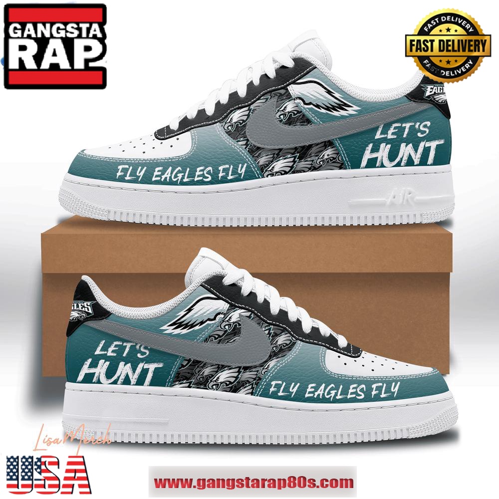 Fly Eagles Fly Let's Hunt Air Force 1 Running Sneakers Shoes Fly Eagles Fly Let's Hunt Air Force 1 Running Sneakers Shoes
