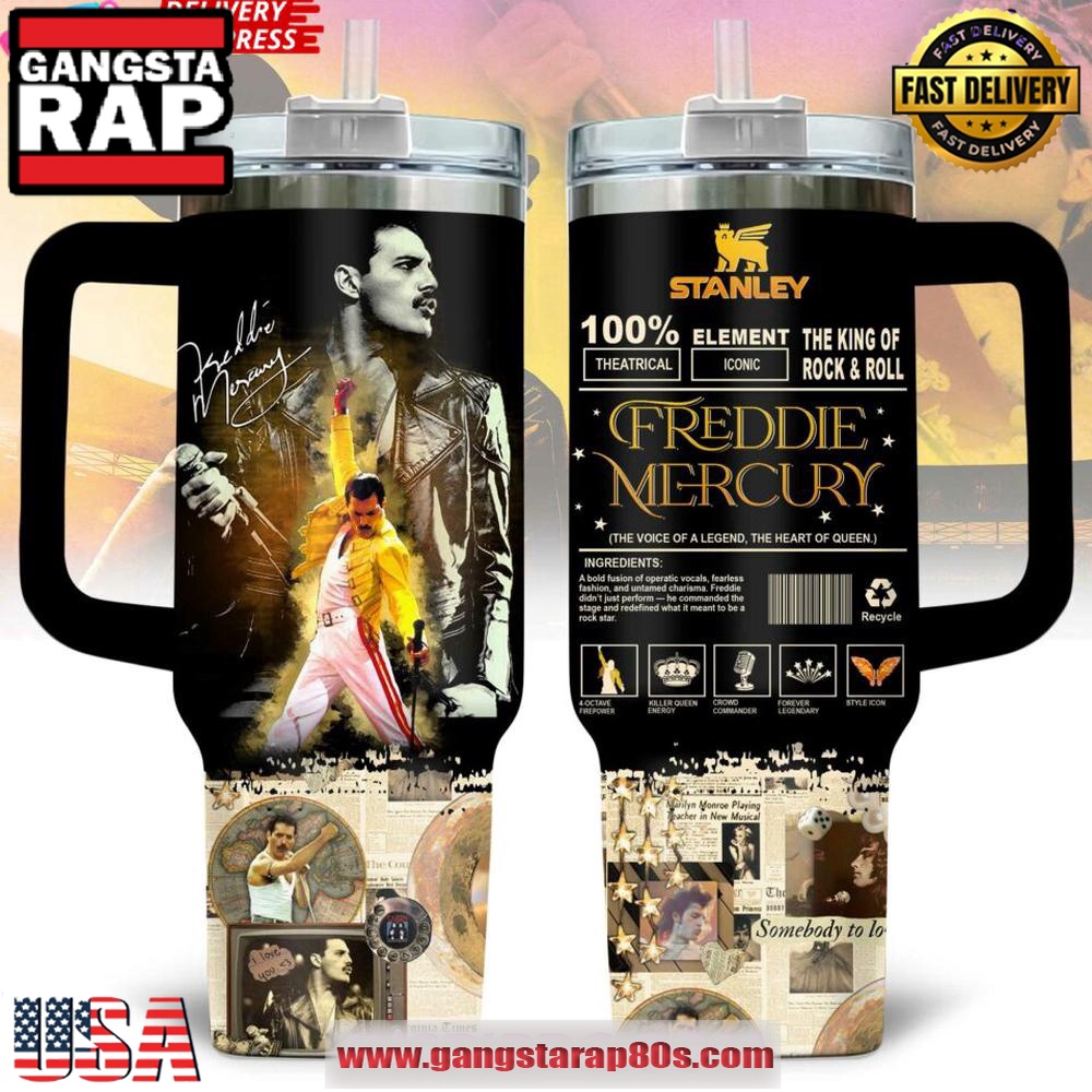 Freddie Mercury x Stanley Limited Edition Tumbler Cup 40oz Freddie Mercury x Stanley Limited Edition Tumbler Cup 40oz