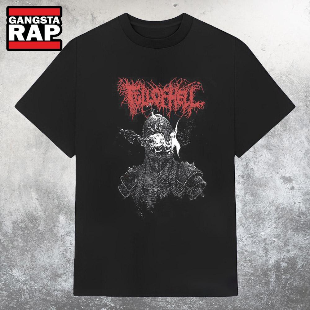 Full Of Hell Fallen Bat Knight T Shirt Full Of Hell Fallen Bat Knight T Shirt