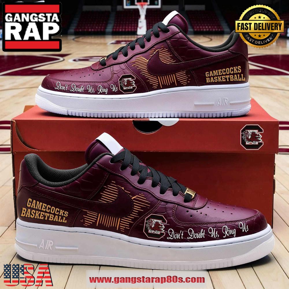 Gamecocks Basketball Special Premium Air Force 1 Running Sneakers Shoes Gamecocks Basketball Special Premium Air Force 1 Running Sneakers Shoes