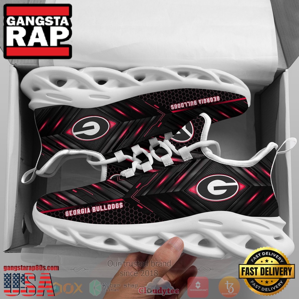 Georgia Bulldogs Custom Name Clunky Unique Design Max Soul Shoes Running Sneakers Georgia Bulldogs Custom Name Clunky Unique Design Max Soul Shoes Running Sneakers