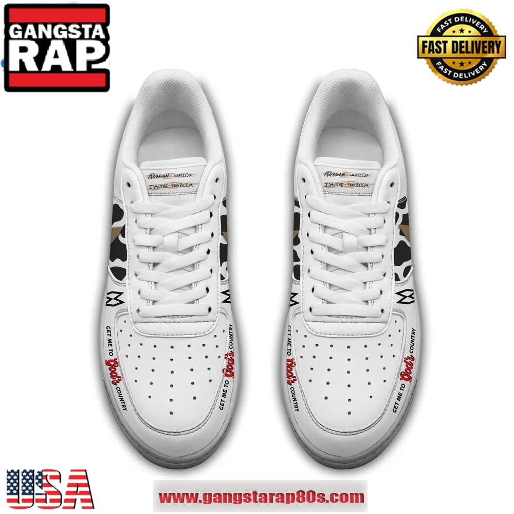 Get Me To God's Country Morgan Wallen Air Force 1 Running Sneakers Shoes Get Me To God's Country Morgan Wallen Air Force 1 Running Sneakers Shoes
