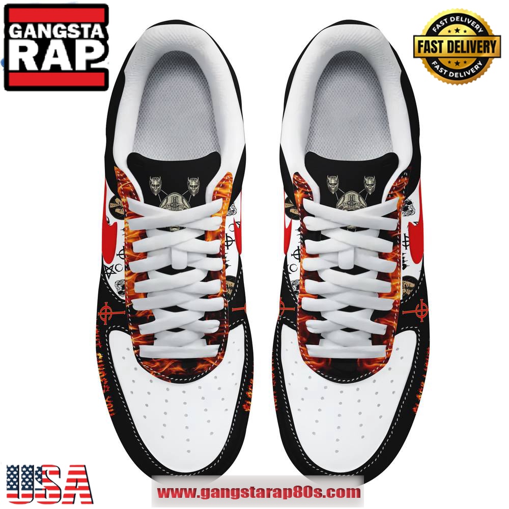 Ghost Band Black Light Guides You Limited Edition Air Force 1 Running Sneakers Shoes Ghost Band Black Light Guides You Limited Edition Air Force 1 Running Sneakers Shoes