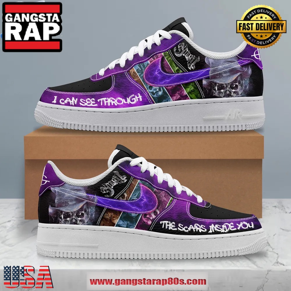 Ghost Band I Can See Through The Scars Inside You Air Force 1 Running Sneakers Shoes Ghost Band I Can See Through The Scars Inside You Air Force 1 Running Sneakers Shoes