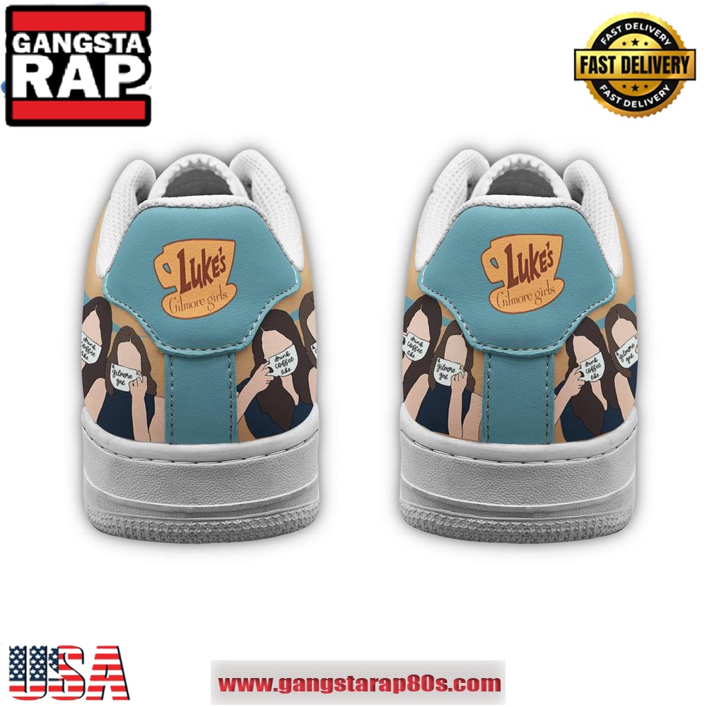Gilmore Girls In Omnia Paratus Air Force 1 Running Sneakers Shoes Gilmore Girls In Omnia Paratus Air Force 1 Running Sneakers Shoes