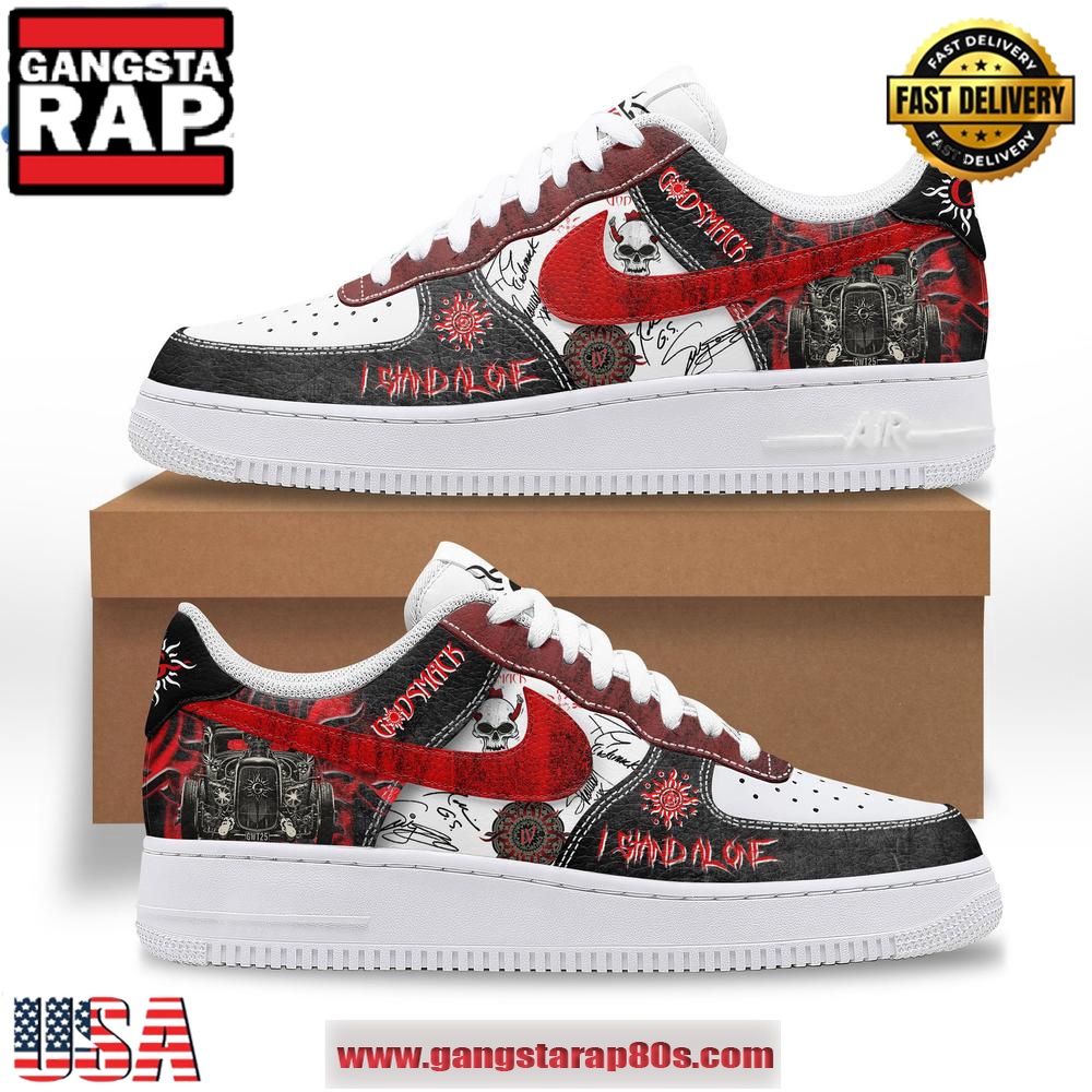 Godsmack I Stand Alone Air Force 1 Running Sneakers Shoes Godsmack I Stand Alone Air Force 1 Running Sneakers Shoes